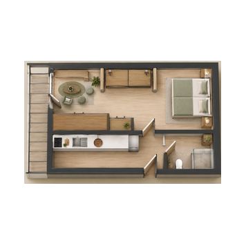 Schönes, kleines Apartment mit Küche und allem was man brauch für eine wunderbaren Urlaub in den Bergen von Mieming
