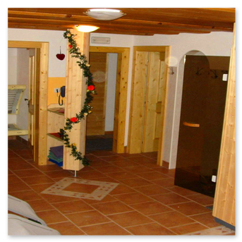 Kleine Sauna für den privaten Moment.