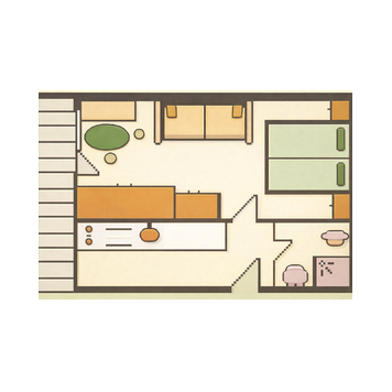 Schönes, kleines Apartment mit Küche und allem was man brauch für eine wunderbaren Urlaub in den Bergen von Mieming