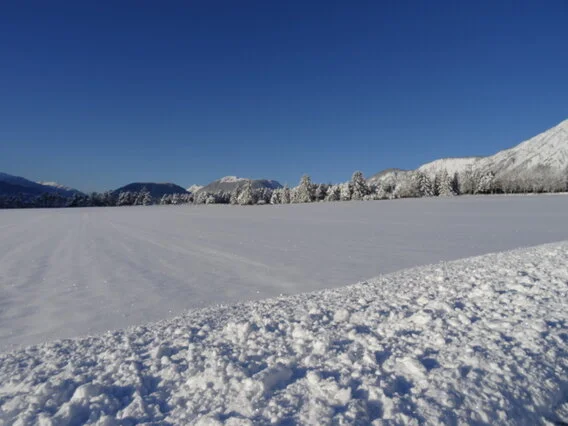 Winterurlaub in Mieming - Ferienwohnungen Adlerhof 80 km geräumte Winterwanderwege über das ganze Mieminger Plateau. Das Sonnenplateau Mieming mit den meisten Sonnenstunden in den Bergen ist der ideale Ausgangspunkt für Skifahrer, Langläufer und Winterwanderer.